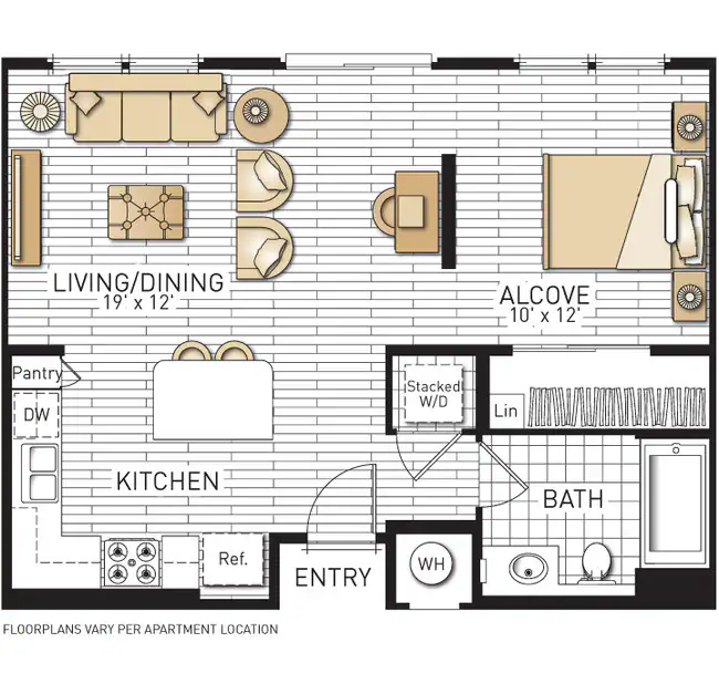 Mirada - Studios 1169 floor plan